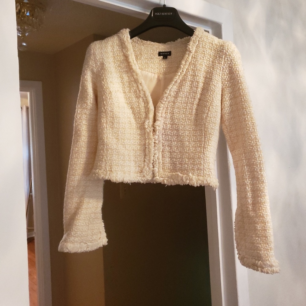 Cream blazer